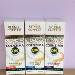 Siero viso fondotinta coenzima