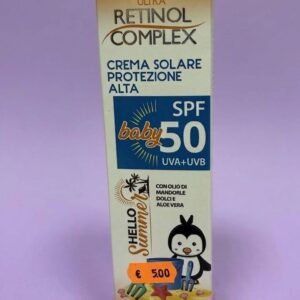 Crema retinol solare bambini 50 protezione alta