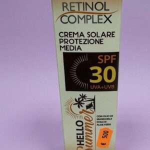 Crema retinol solare bambini 30 protezione media
