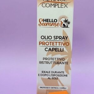 retinol Olio Spray azione protettivo e ristrutturante per capelli.